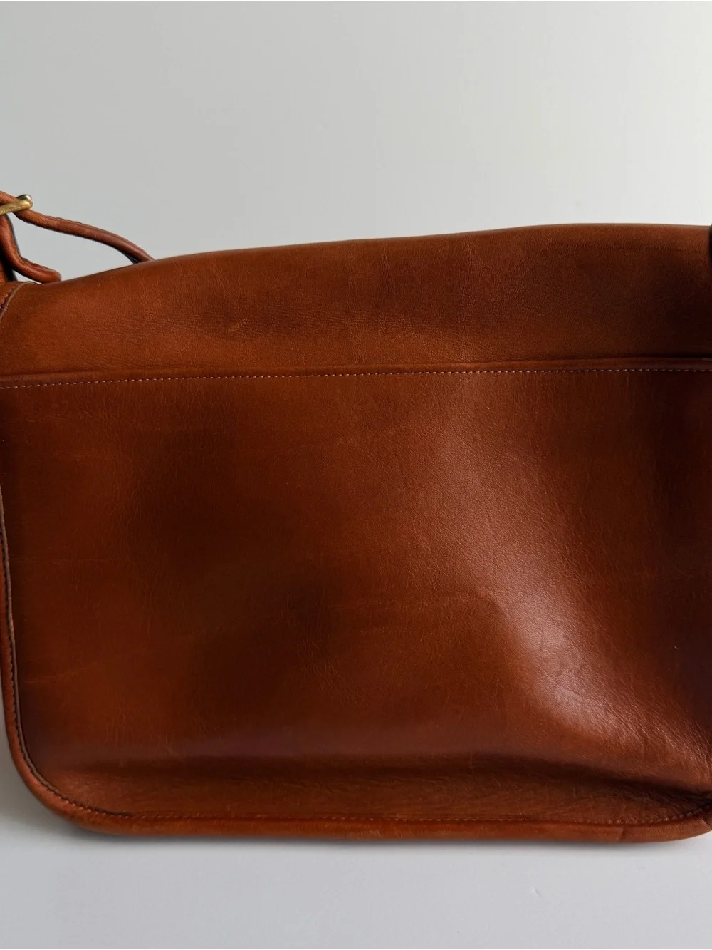 Vintage Coach nyc British Tan Rambler Shoulder Bag